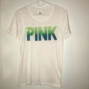 VS pink shirt